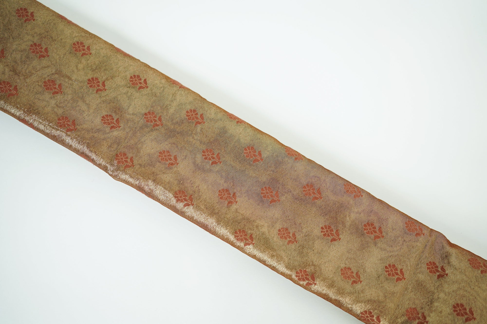 Golden Banarasi Butta Fabric