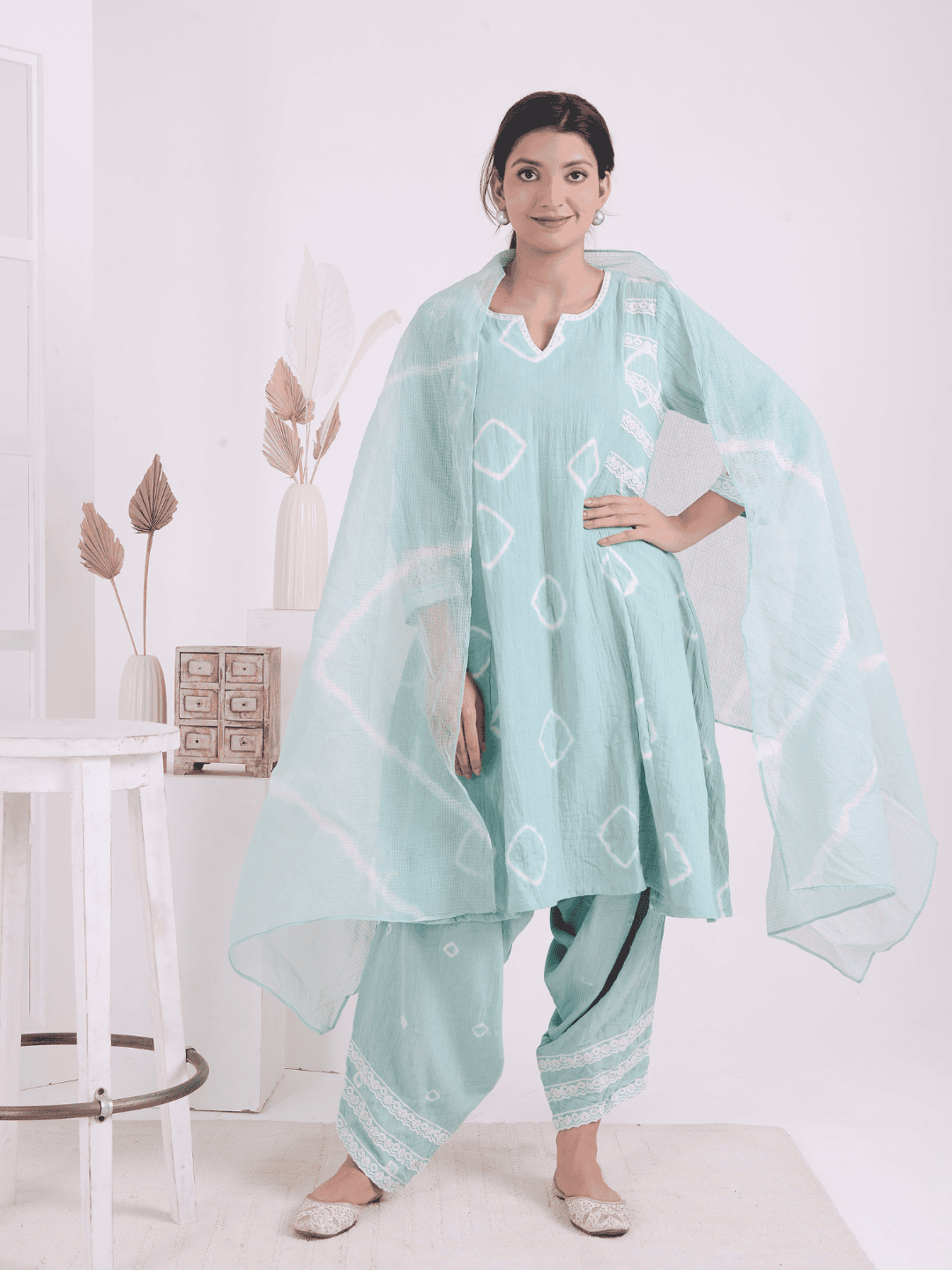 Tie and Dye Kurta Sets online in India