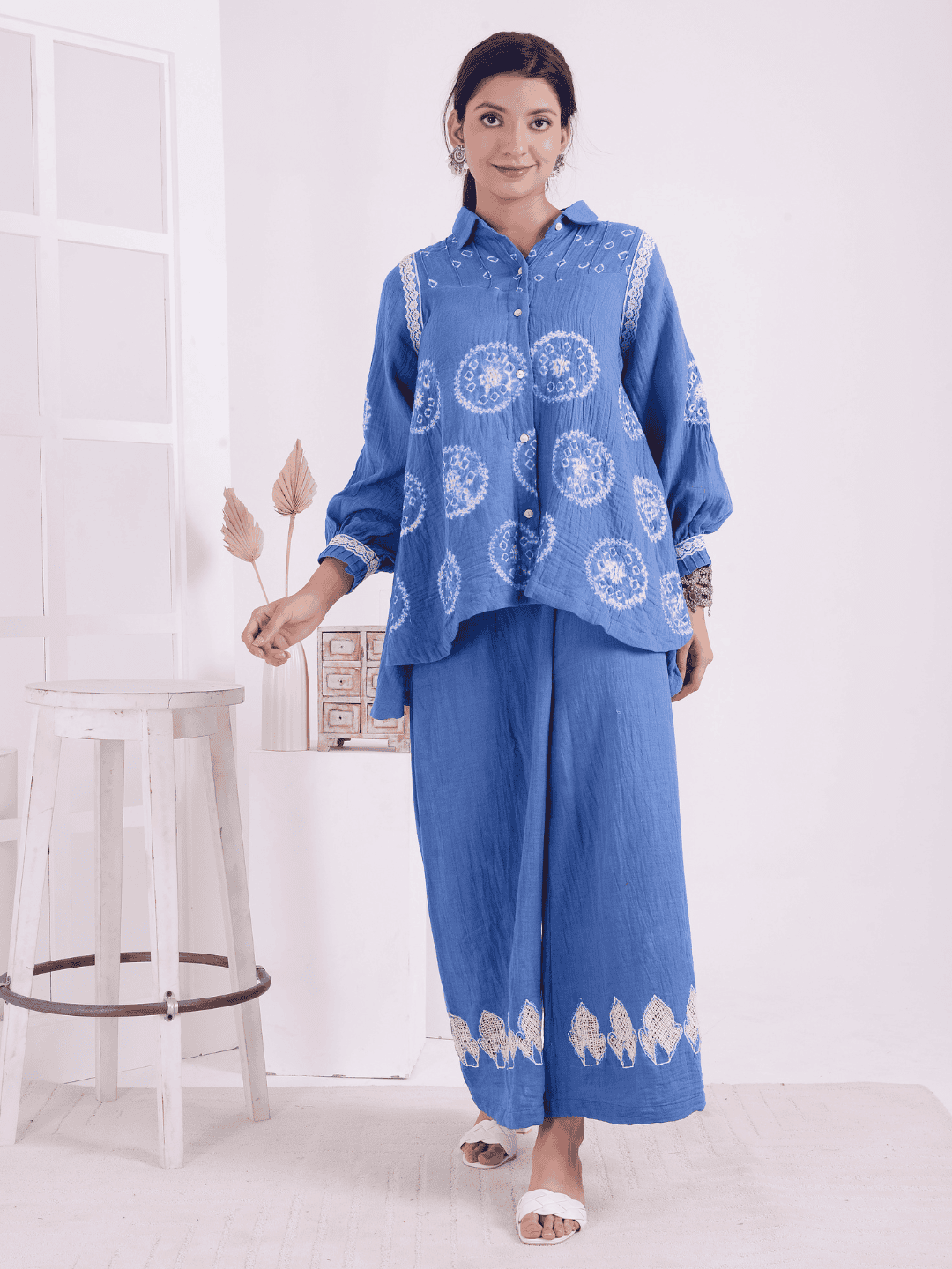 Tie & Dye Co-Ord Set - Blue