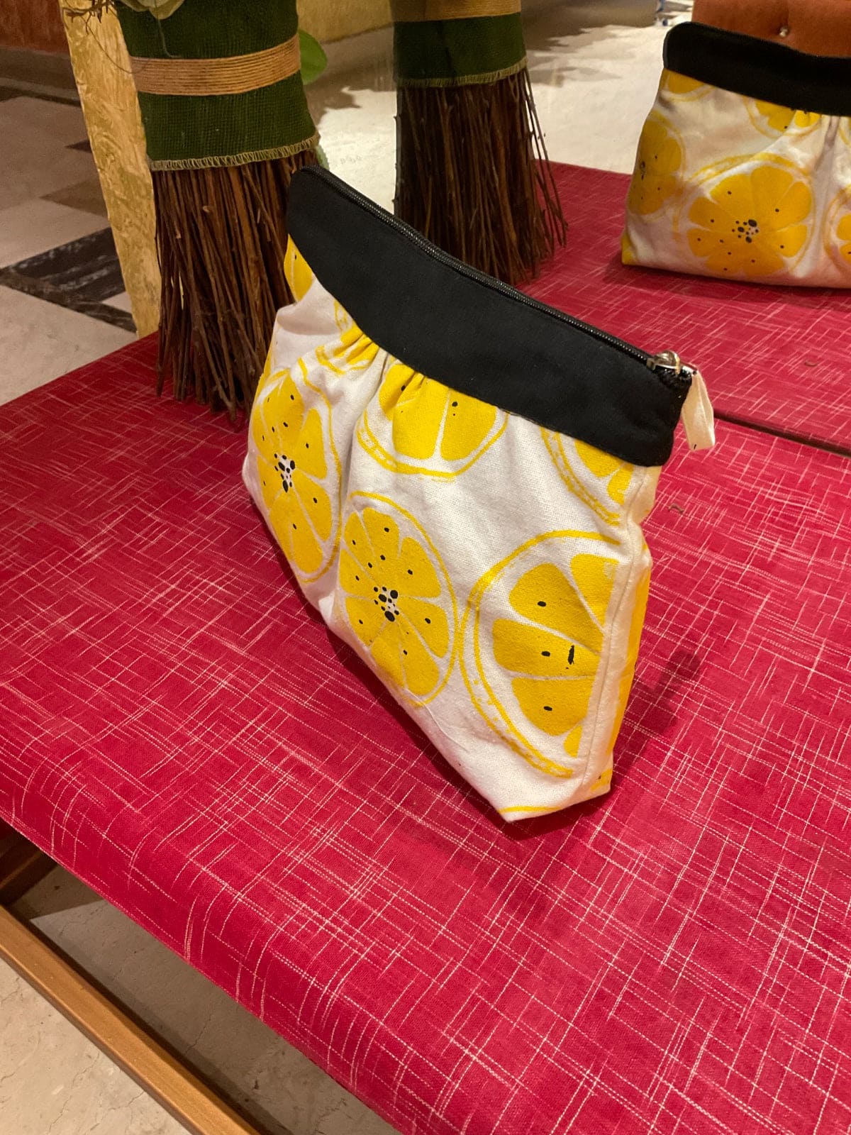 Digital Print Pouch - Yellow