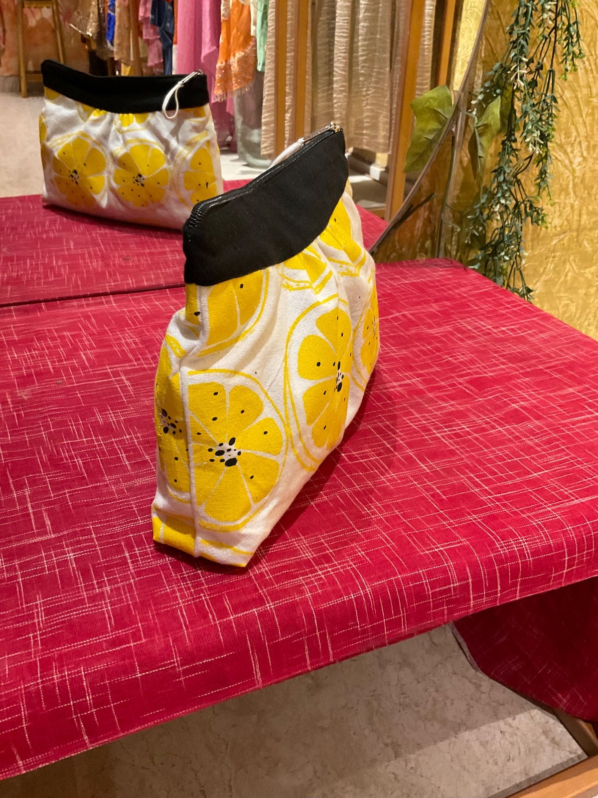 Digital Print Pouch - Yellow