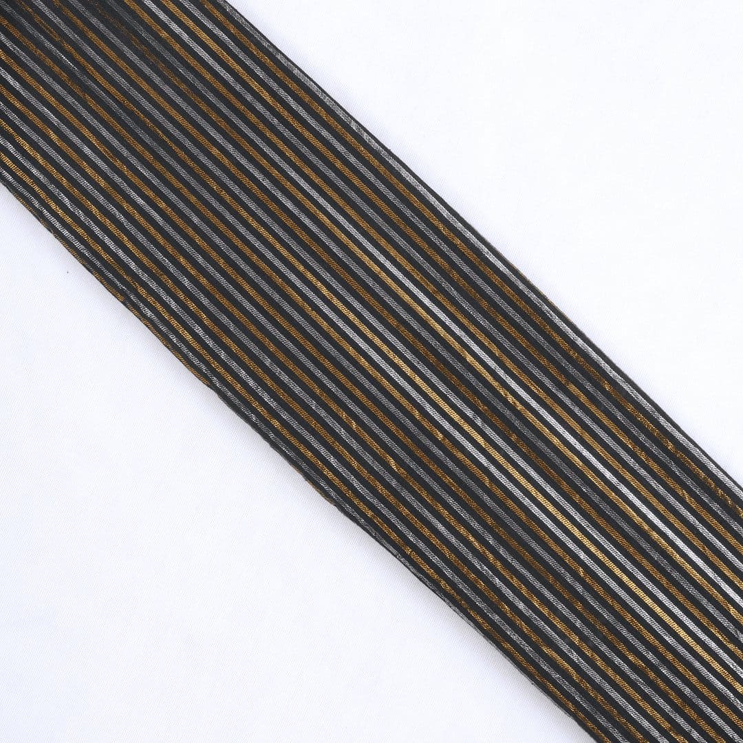 Black Lurix Cotton Fabric - Charkha TalesBlack Lurix Cotton Fabric