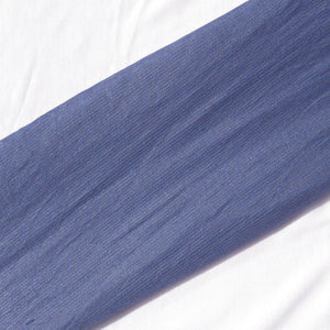 Stripes Silk Tissue Fabric - Blue
