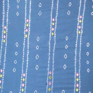 Hand Tie-dye Fabric - Cobalt