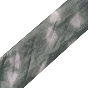 Tie Dye Silk Chanderi Fabric - Dark Green