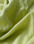 Leafy Green Cotton Silk Fabric - Charkha TalesLeafy Green Cotton Silk Fabric