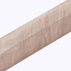 Stripes Pure Silk Chanderi Fabric - Off-White