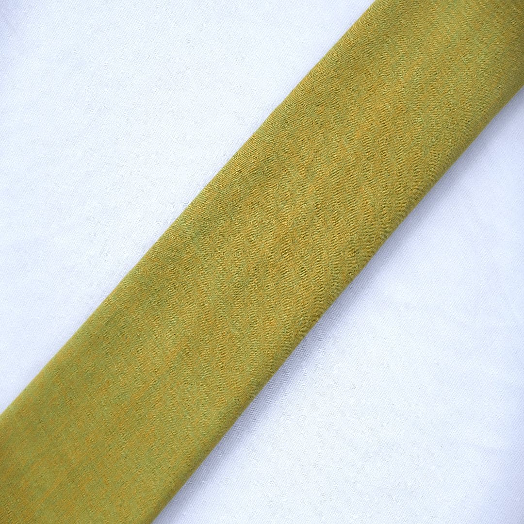 Olive Green Khadi Fabric - Charkha TalesOlive Green Khadi Fabric