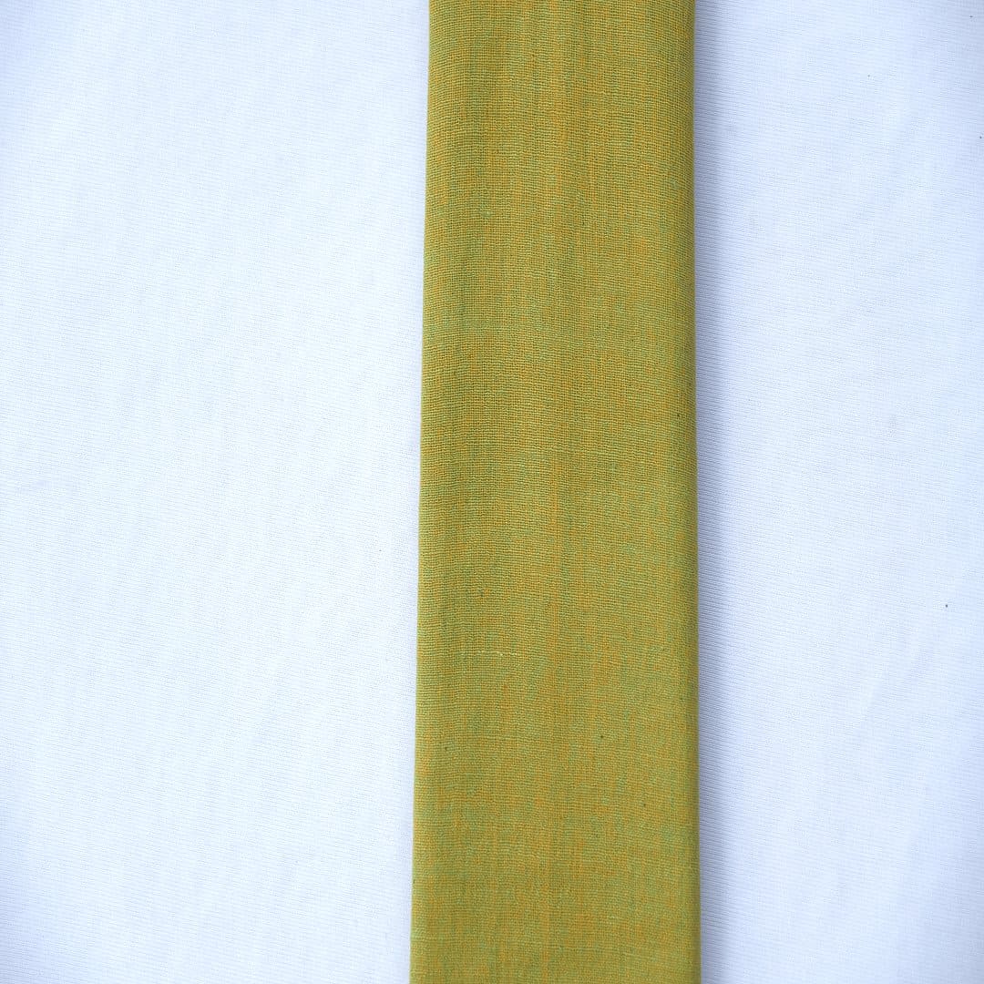 Olive Green Khadi Fabric - Charkha TalesOlive Green Khadi Fabric