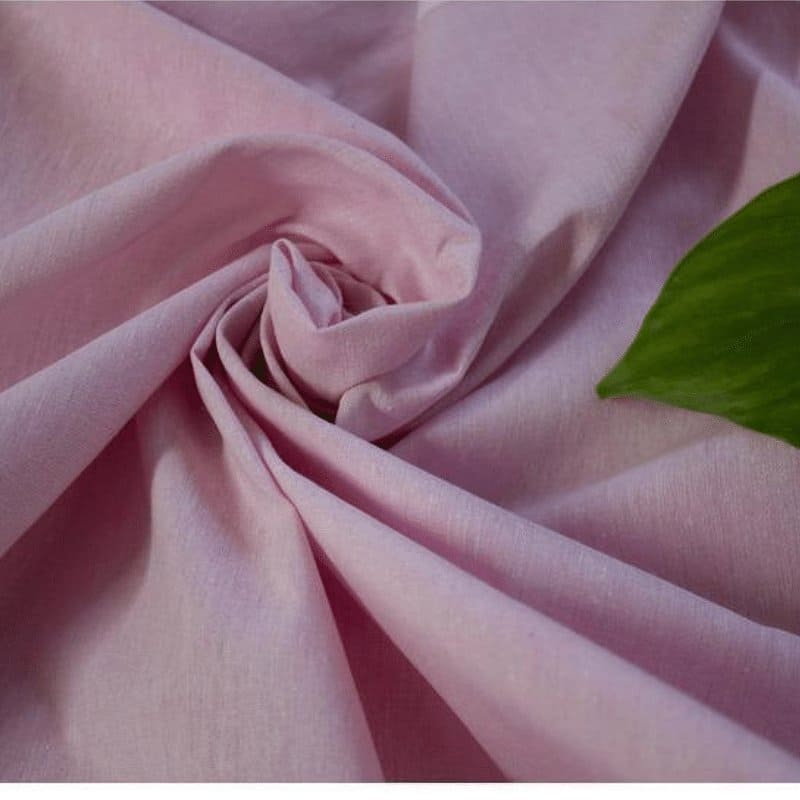 Pink Khadi Cotton Fabric - Charkha TalesPink Khadi Cotton Fabric