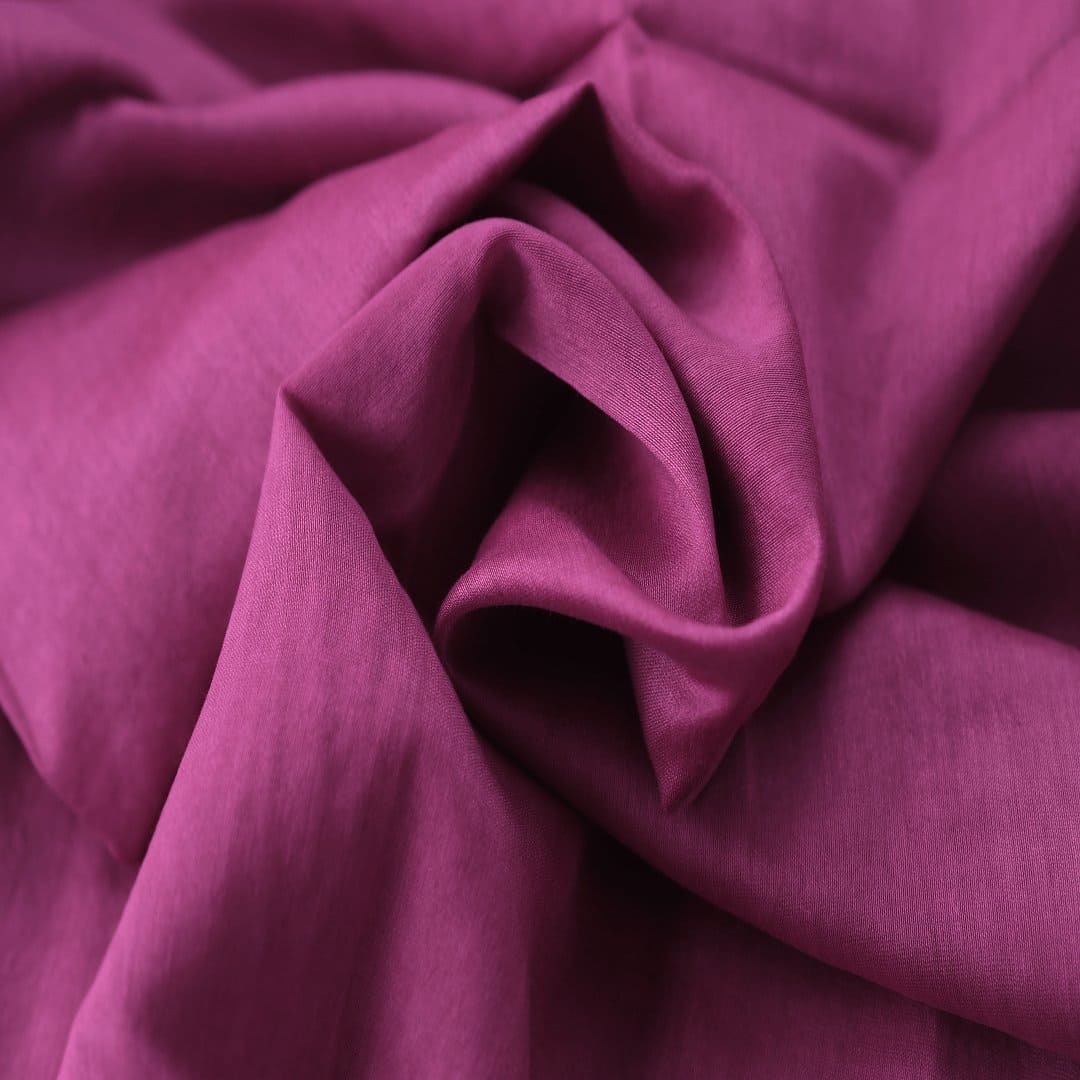 Purple Cotton Silk Fabric - Charkha TalesPurple Cotton Silk Fabric