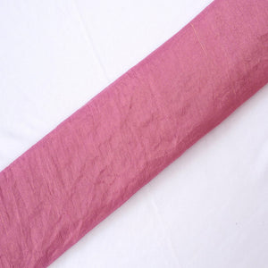 Stripes Silk Chanderi Fabric - Rani Pink