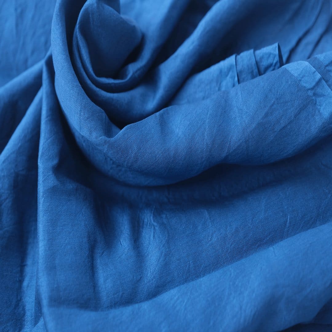 Royal Blue Silk Fabric - Charkha TalesRoyal Blue Silk Fabric
