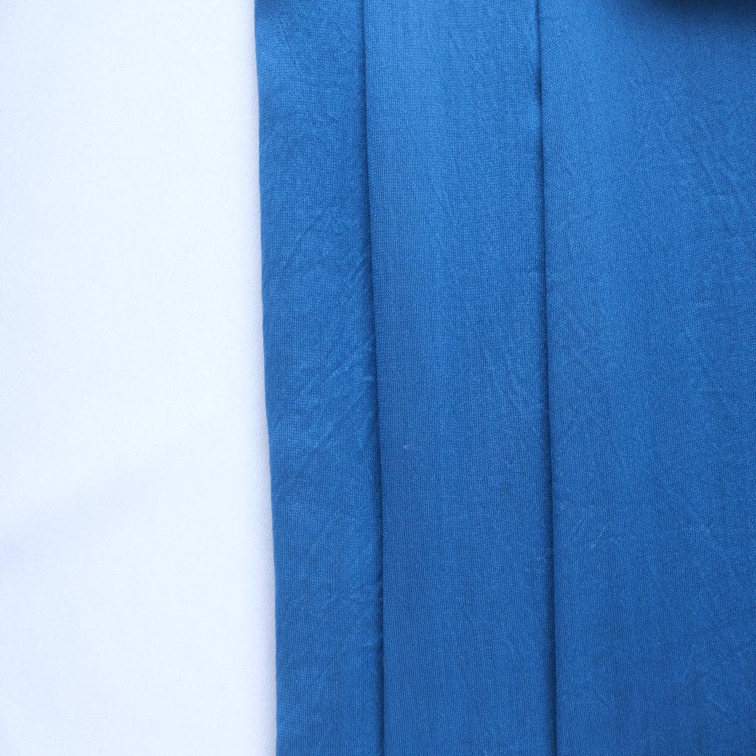 Royal Blue Silk Fabric - Charkha TalesRoyal Blue Silk Fabric