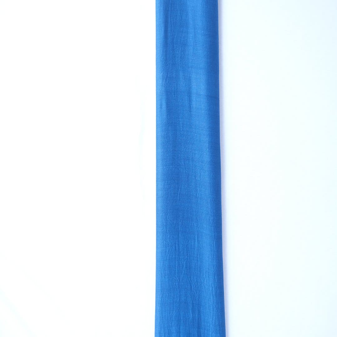 Royal Blue Silk Fabric - Charkha TalesRoyal Blue Silk Fabric