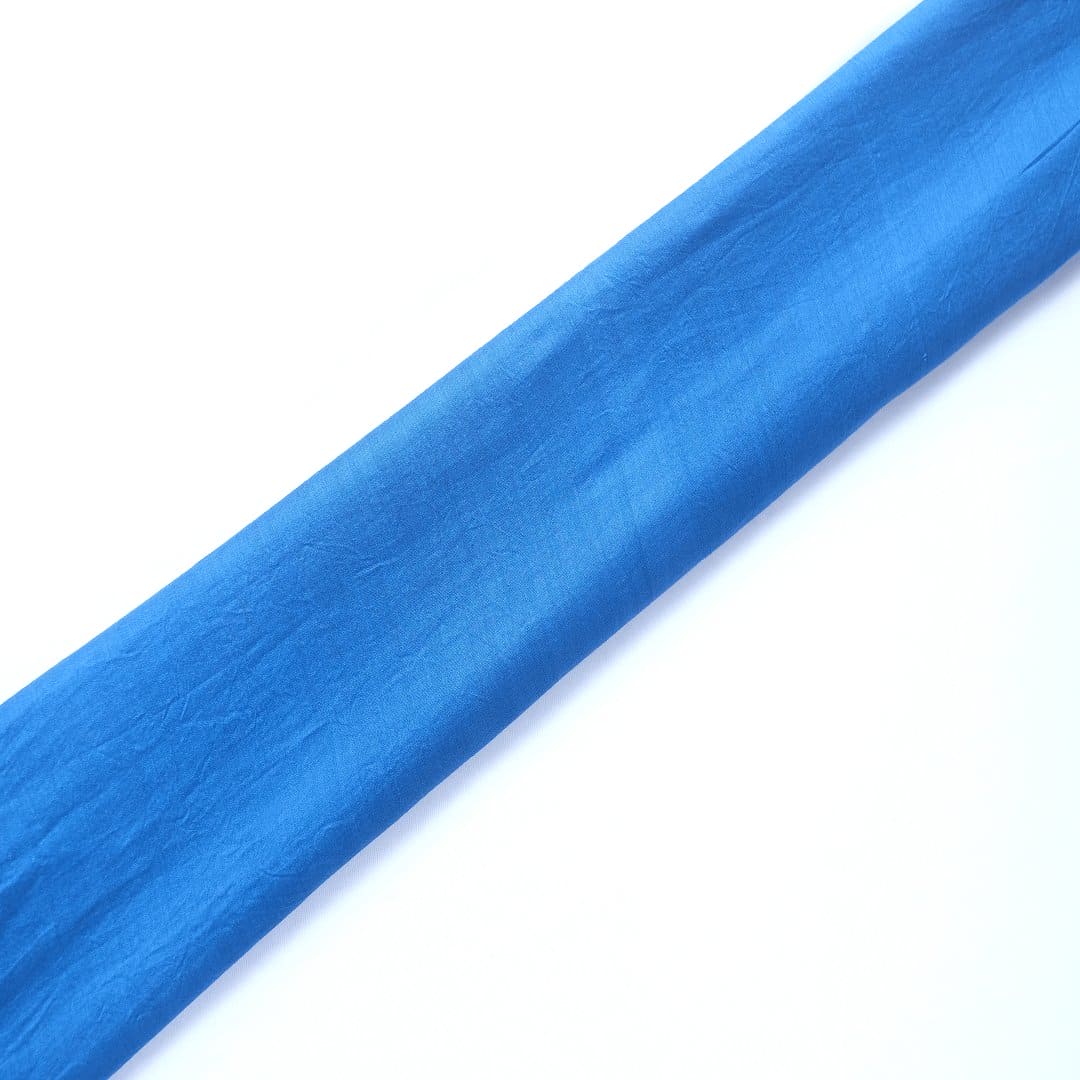 Royal Blue Silk Fabric - Charkha TalesRoyal Blue Silk Fabric