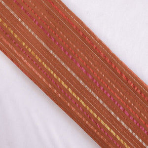 Lurix Cotton Fabric - Rust Brown