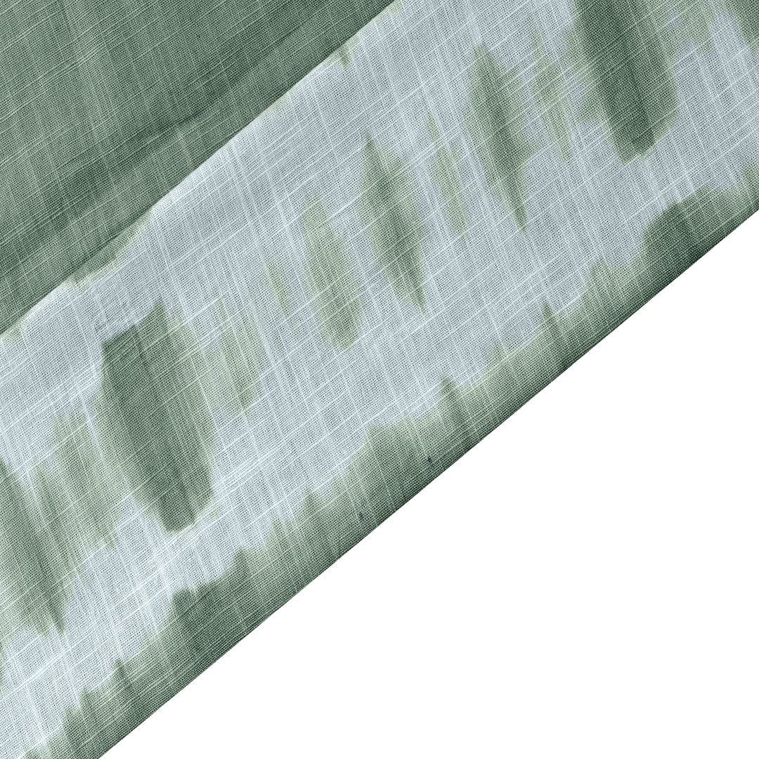 Sage Green Hand Tie Dye Fabric - Charkha TalesSage Green Hand Tie Dye Fabric