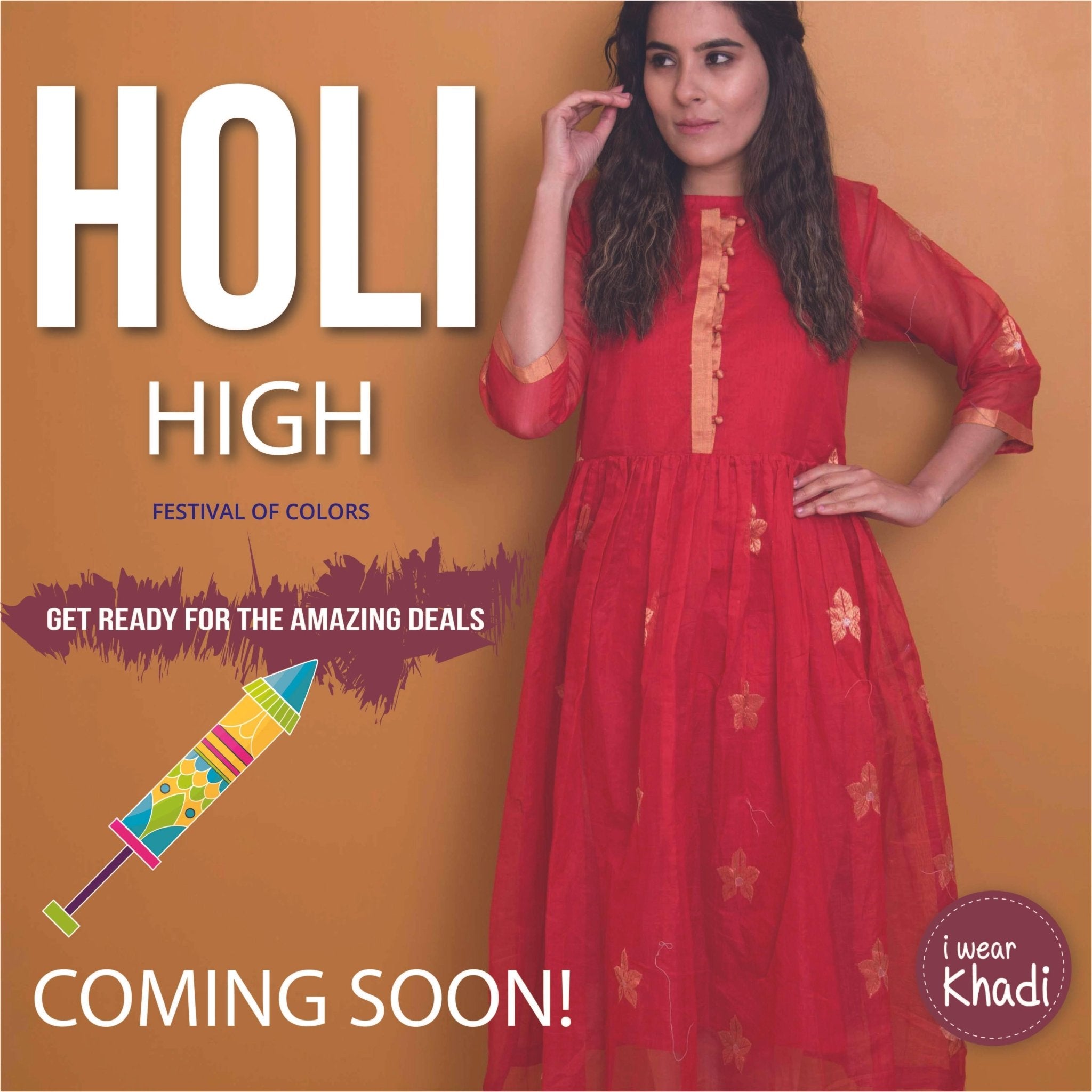 Celebrate &amp; Get Painted this Holi with Creative Legacy Of Khadi - Charkha Tales