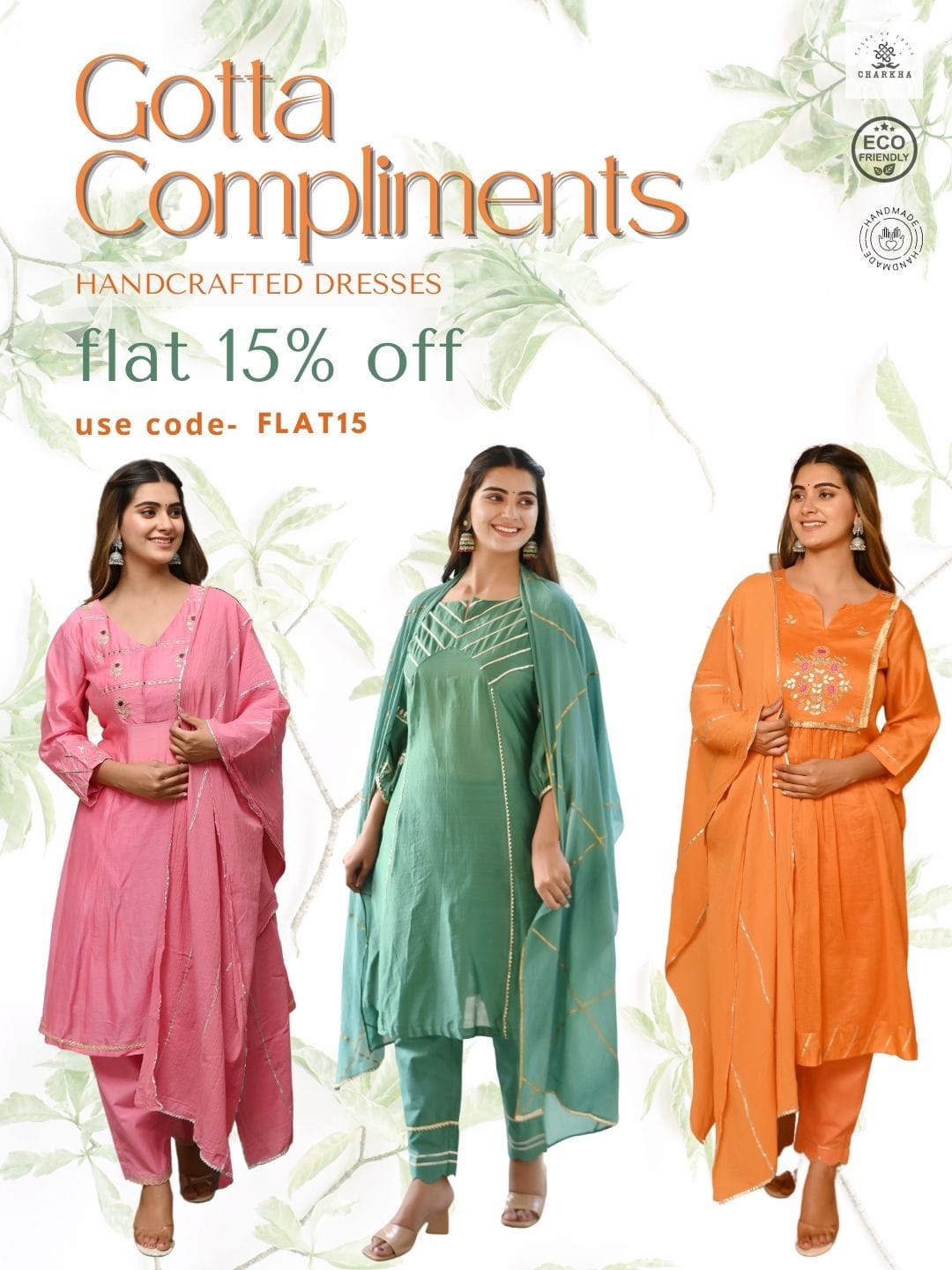 Buy Gota Patti Suit online in India - Charkha Tales