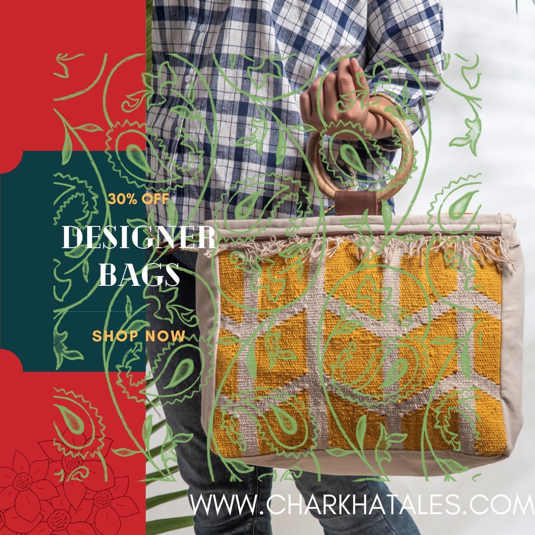 Cotton Bag - Charkha Tales