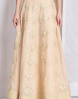 Women Zradozi Work Lahnga Kurta Set - Off-White