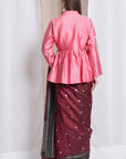 Women Parsi Top - Pink