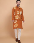 Yellow Tie & Dye Kurta Set