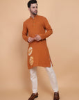 Yellow Tie & Dye Kurta Set