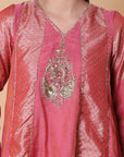 Zardozi Work Sharara Set - Pink