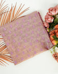 Mauve Banarasi Butta Fabric