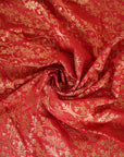 Red Banarasi Fabric