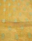 Yellow Banarasi Butta Fabric