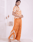 Orange & White Tie-Dye Co-ord Set