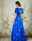 Blue Zardozi Work Women Lehenga Set