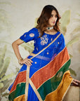 Blue Zardozi Work Women Lehenga Set