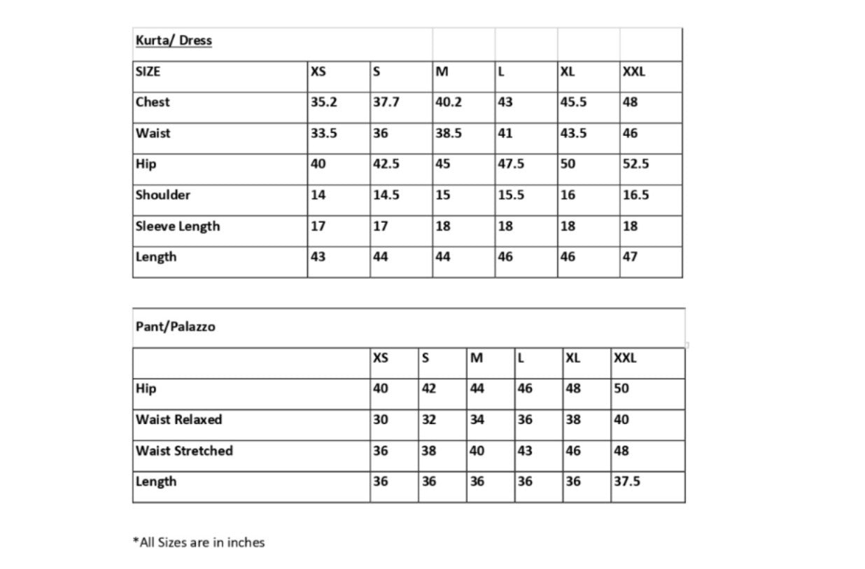 Size Guide