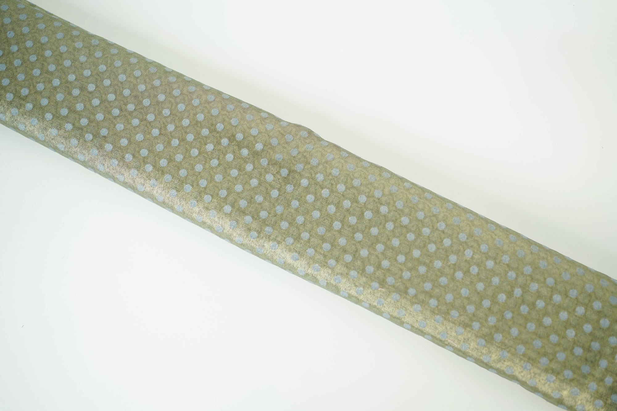 Mint Green Banarasi Butta Fabric - Charkha TalesMint Green Banarasi Butta Fabric