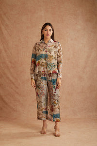 Multicolour Gondh Print Inspired Co-ord Set