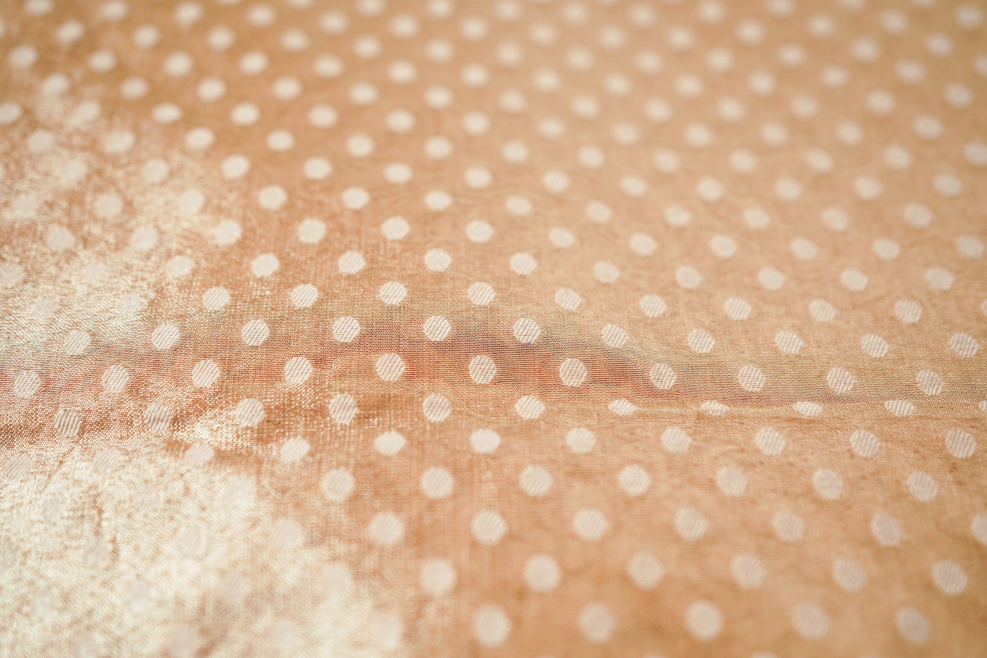 Pink Banarasi Butta Fabric - Charkha TalesPink Banarasi Butta Fabric