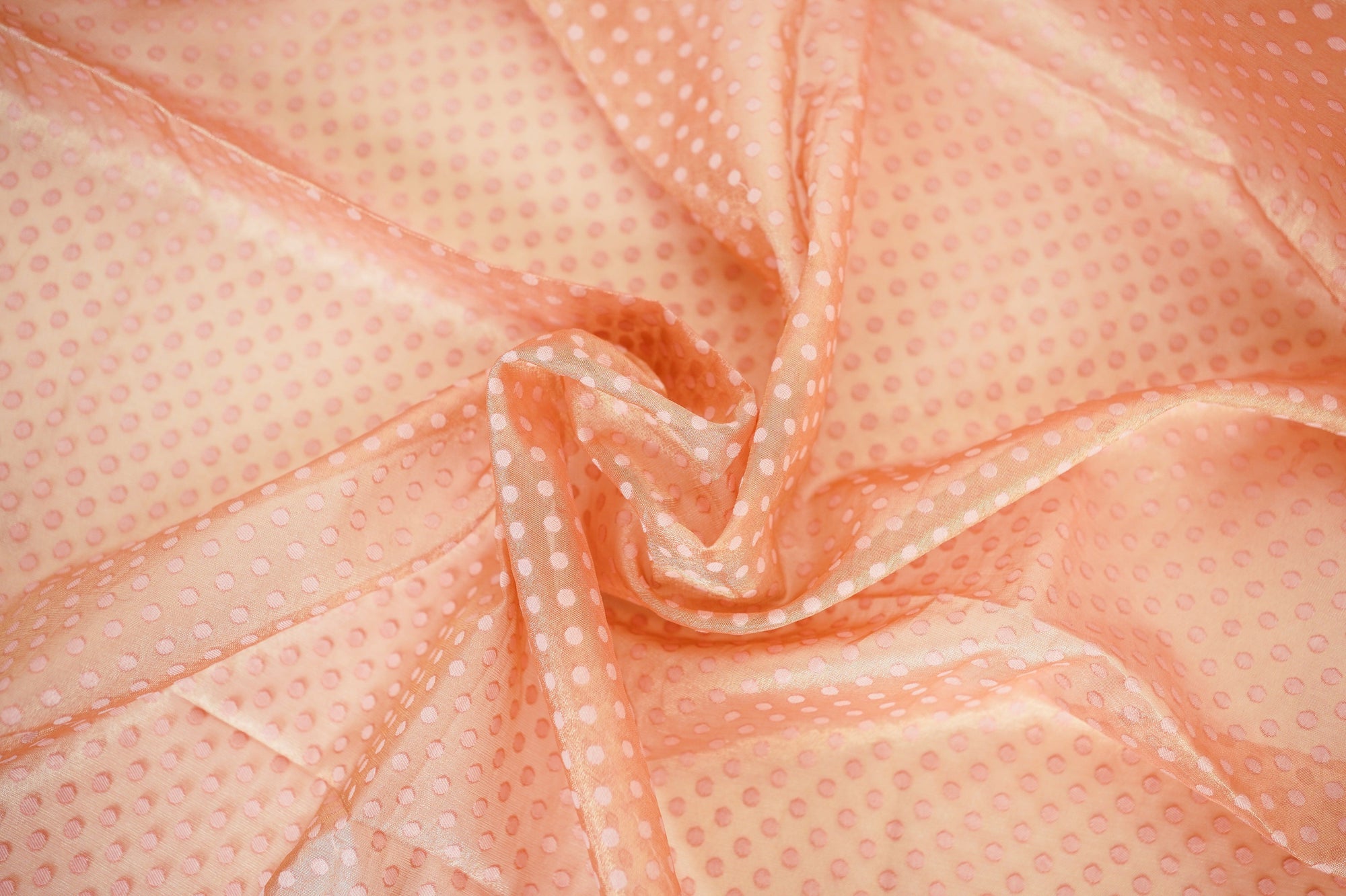 Pink Banarasi Butta Fabric - Charkha TalesPink Banarasi Butta Fabric