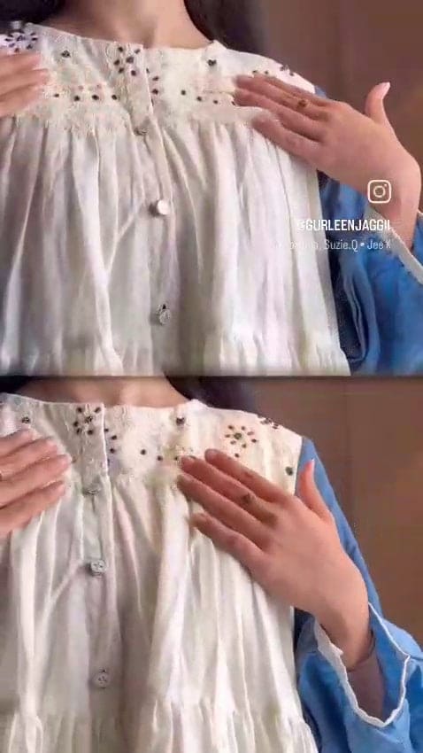 Tie and Dye Cotton Maxi Dress - Blue - Charkha TalesTie and Dye Cotton Maxi Dress - Blue