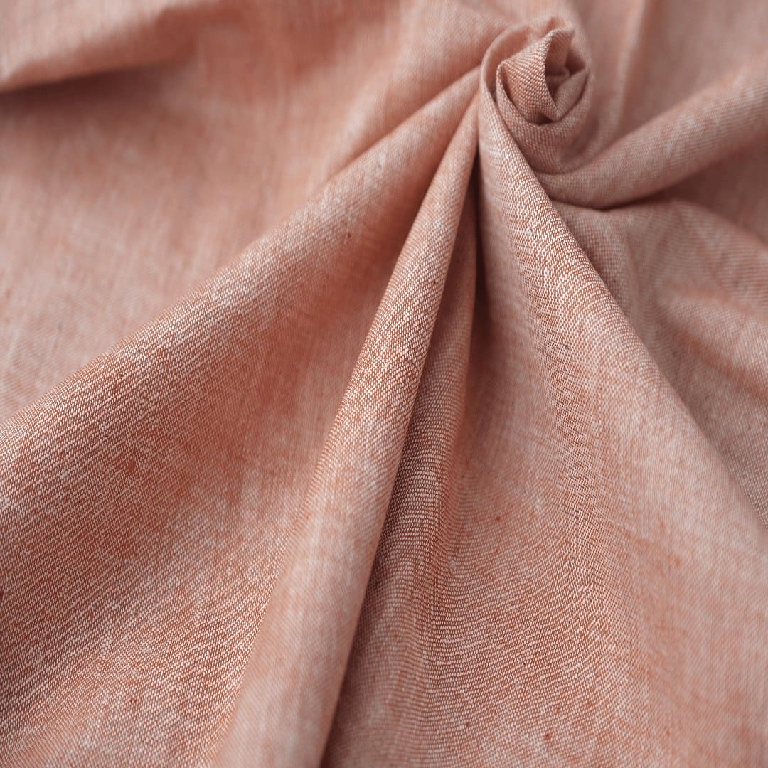 Bengal Khadi Cotton Fabric - Beige - Charkha TalesBengal Khadi Cotton Fabric - Beige