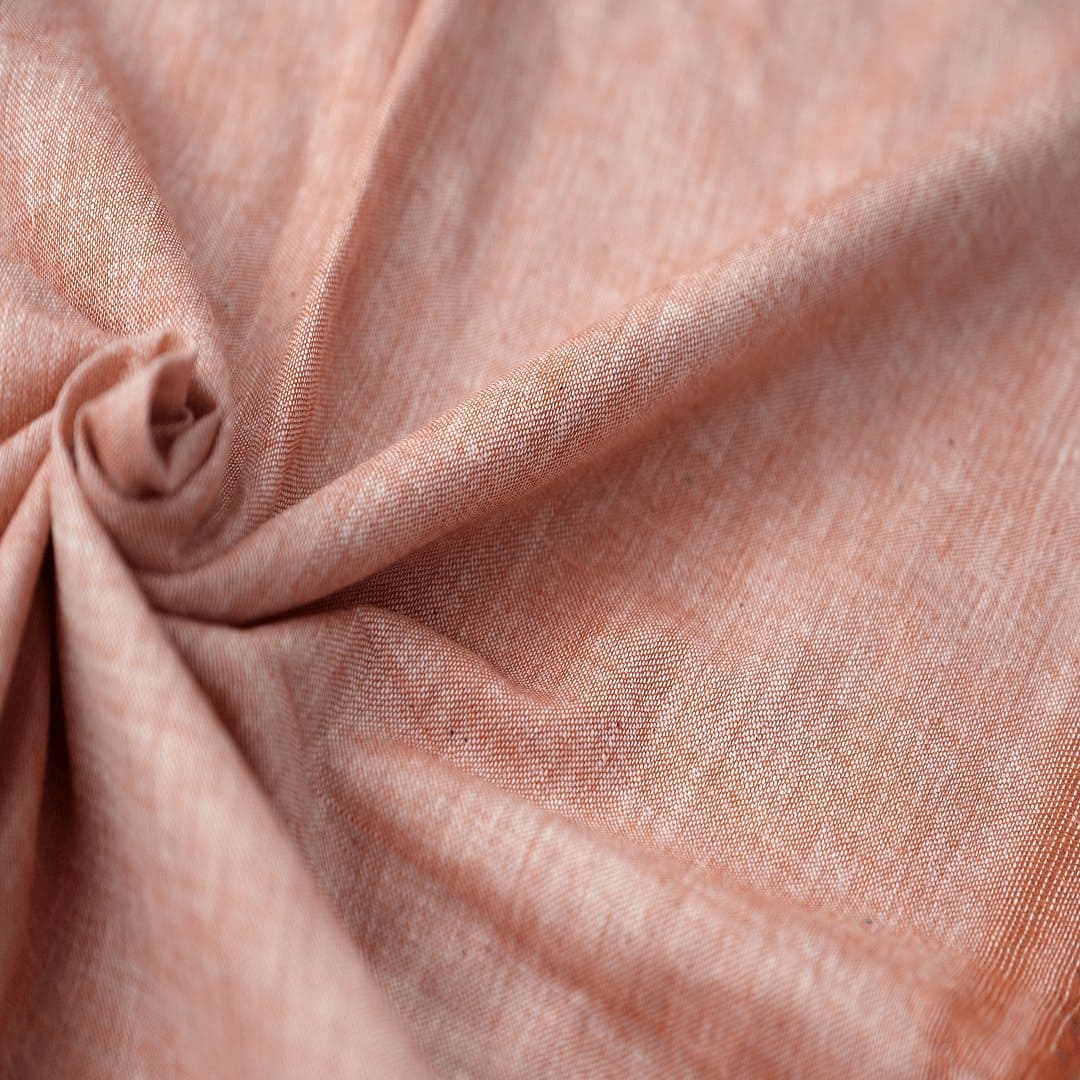 Bengal Khadi Cotton Fabric - Beige - Charkha TalesBengal Khadi Cotton Fabric - Beige