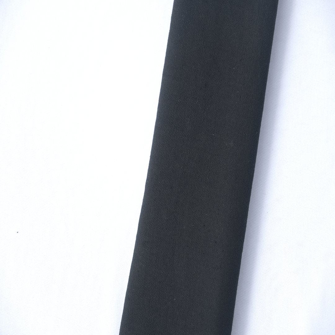 Bengal Khadi Fabric - Black - Charkha TalesBengal Khadi Fabric - Black