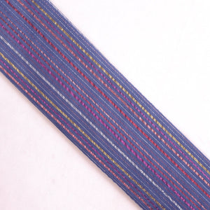 Lurex Cotton Fabric - Blue