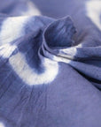 Blue Tie Dye Shibhori Dyed Fabric - Charkha TalesBlue Tie Dye Shibhori Dyed Fabric