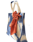 Blue Tie Dye Tote Bag - Charkha TalesBlue Tie Dye Tote Bag