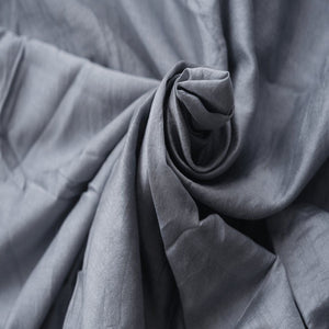 Cotton Silk Fabric - Grey