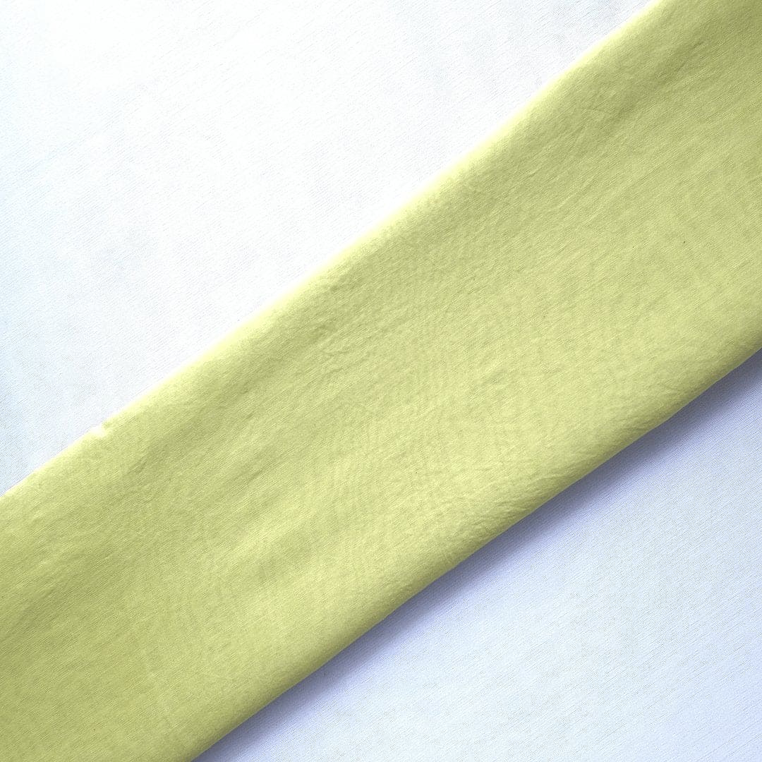 Cotton Silk Fabric - Leafy Green - Charkha TalesCotton Silk Fabric - Leafy Green